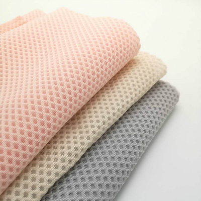 FTY Memory Polyester Sandwich Mesh Fabric Mesh Fabric For Bra Bag Spacer Fabric For Bag Making Material